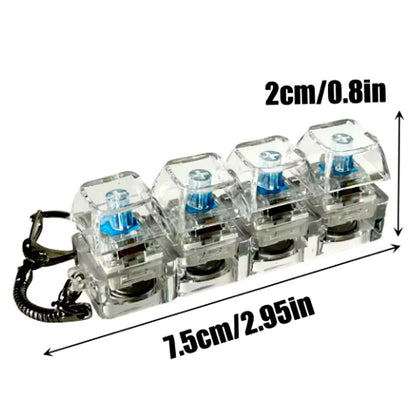 Llavero de teclas antiestrés